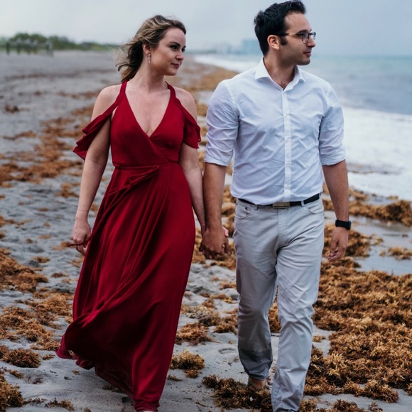 Lulus wrap maxi dress - Picture 4 of 6